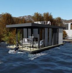 現代風格水上房屋設計