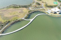 上海市浦東新區水上浮橋