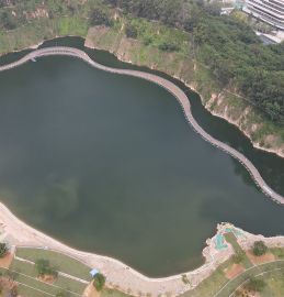 廣州南沙鳳凰湖浮橋 景觀浮橋
