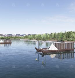 水上露營平台設計